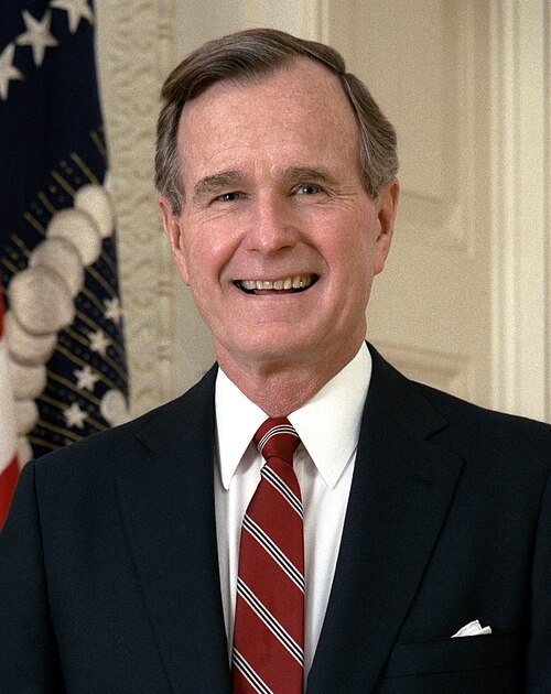 Portrait of George H. W. Bush